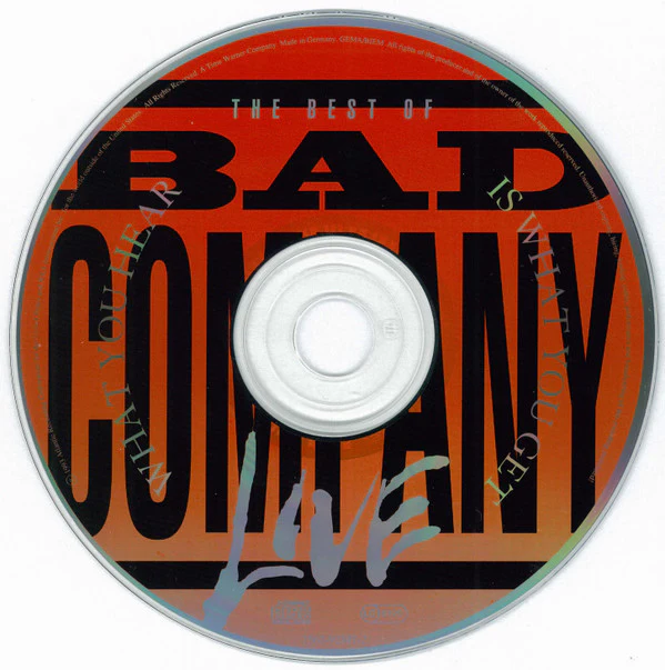 Bad Company (3) - The Best Of Bad Company Live...What You Hear Is What You Get (CD) - Image 3