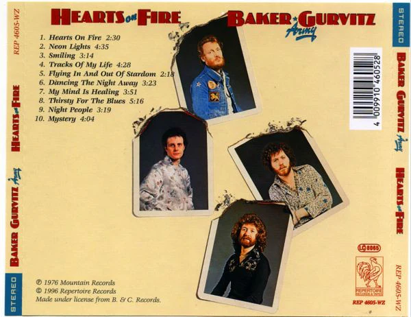 Baker Gurvitz Army - Hearts On Fire (CD, Album, RE) - Image 2