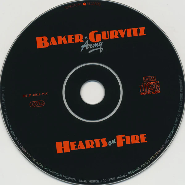 Baker Gurvitz Army - Hearts On Fire (CD, Album, RE) - Image 4