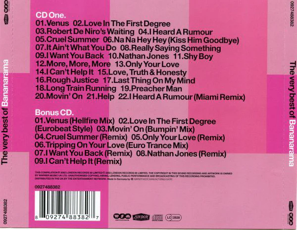 Bananarama - The Very Best Of (Collector's Edition) (2xCD, Comp, Ltd, Sli) - Image 3