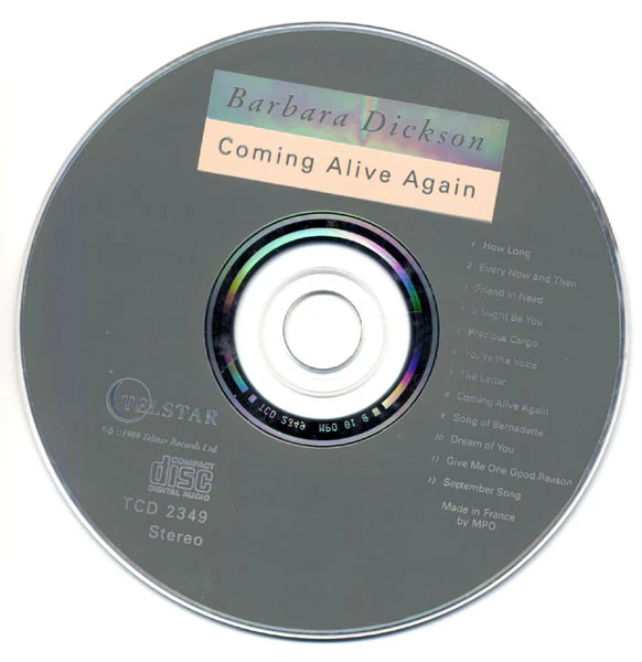 Barbara Dickson - Coming Alive Again (CD, Album) - Image 3