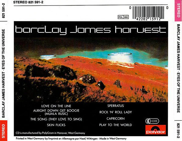 Barclay James Harvest - Eyes Of The Universe (CD, Album, RE) - Image 2