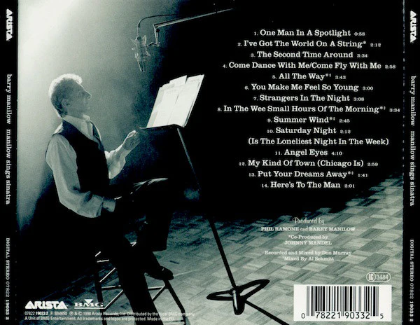Barry Manilow - Manilow Sings Sinatra (CD, Album) - Image 2