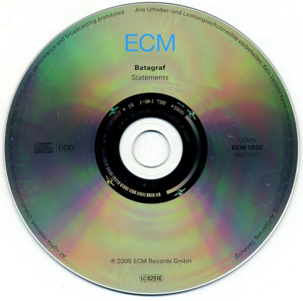 Batagraf - Statements (CD, Album) - Image 3