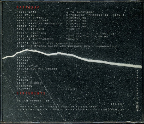 Batagraf - Statements (CD, Album) - Image 4