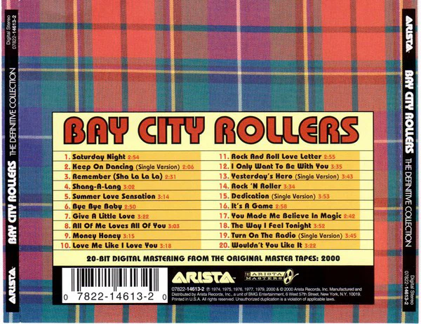 Bay City Rollers - The Definitive Collection (CD, Comp, RM) - Image 2