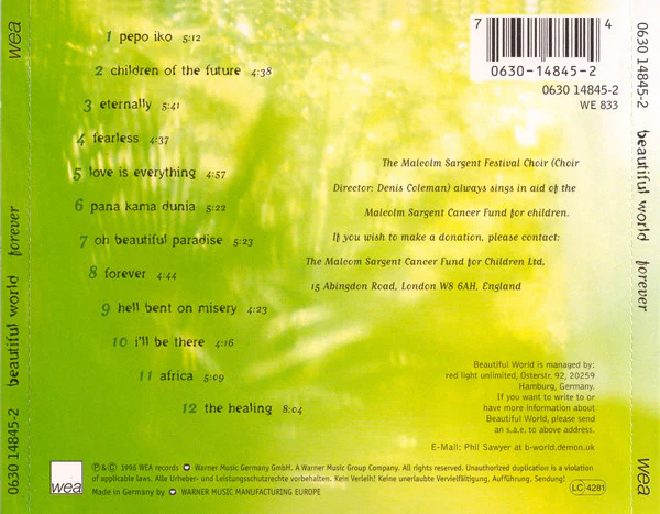 Beautiful World - Forever (CD, Album) - Image 2