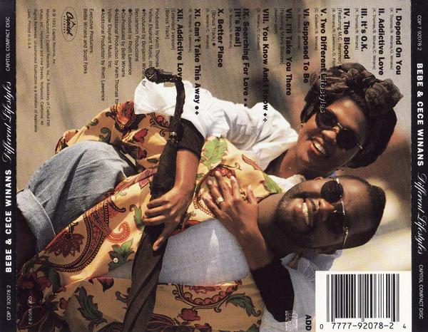 Bebe & Cece Winans - Different Lifestyles (CD, Album) - Image 2