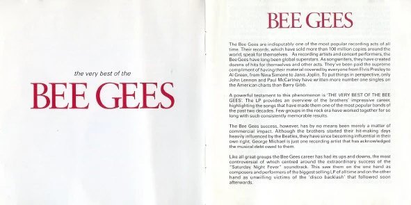 Bee Gees - The Very Best Of The Bee Gees (CD, Comp) - Image 2
