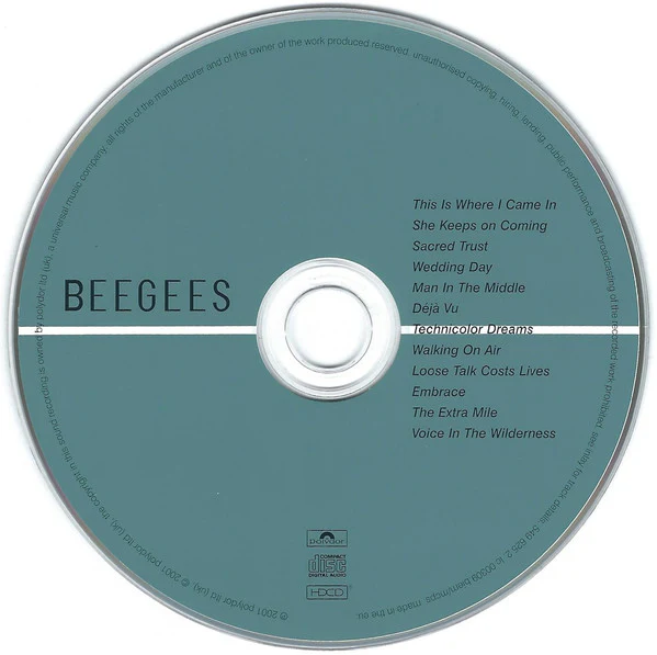 Bee Gees - This Is Where I Came In (HDCD, Album) - Image 3