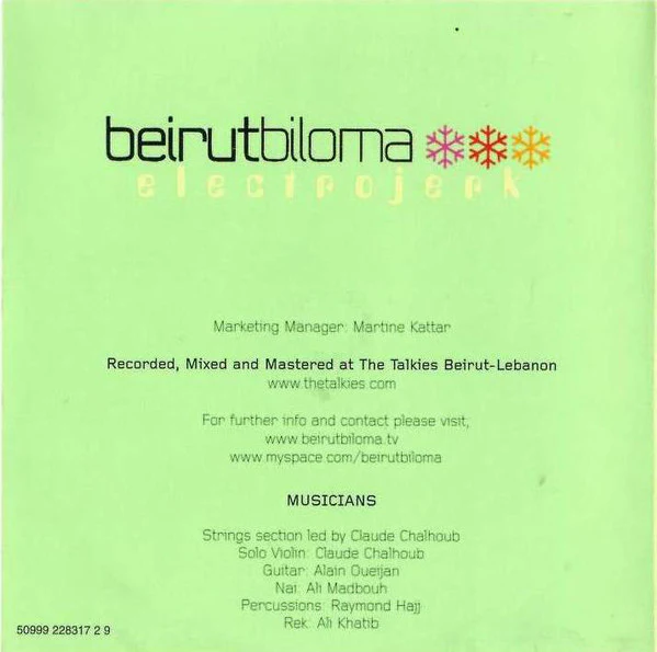 Beirut Biloma - Electrojerk (CD, Album) - Image 4