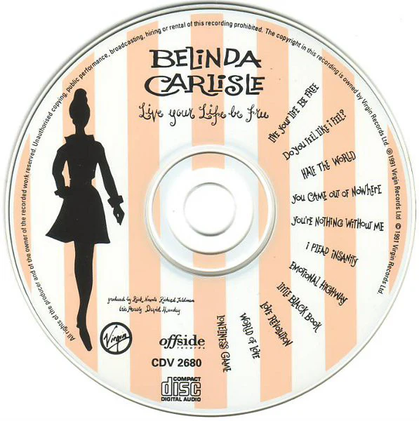 Belinda Carlisle - Live Your Life Be Free (CD, Album) - Image 3