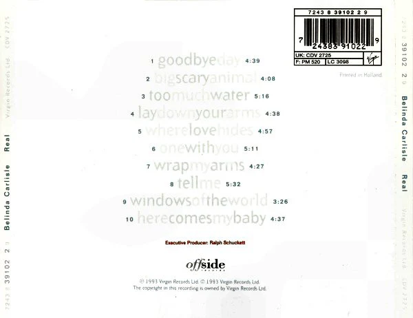 Belinda Carlisle - Real (CD, Album) - Image 2