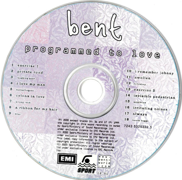Bent - Programmed To Love (CD, Album) - Image 3