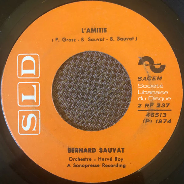 Bernard Sauvat - C’est Un Petit Coin D’amour / L'Amitié (7") - Image 2