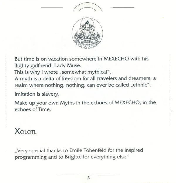 Bernard Xolotl - Mexecho (CD, Album) - Image 5
