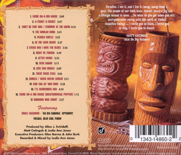 Big Kahuna And The Copa Cat Pack - Hawaiian Swing (HDCD, Album) - Image 2