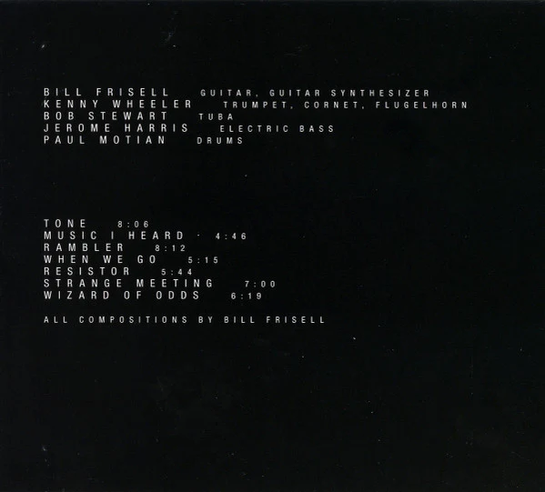 Bill Frisell - Rambler (CD, Album, RE, Car) - Image 2