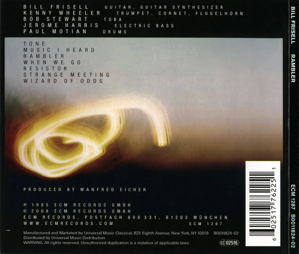 Bill Frisell - Rambler (CD, Album, RE, Car) - Image 4