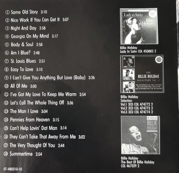 Billie Holiday - Greatest Hits (CD, Comp) - Image 4