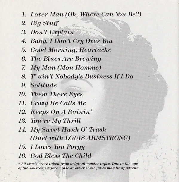Billie Holiday - My Greatest Songs (CD, Comp) - Image 3