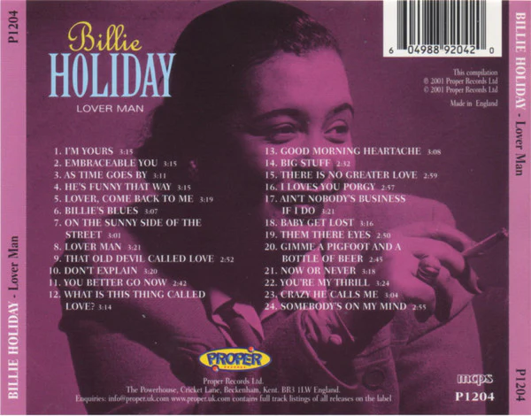 Billie Holiday - The Lady Sings (4xCD, Comp + Box) - Image 4