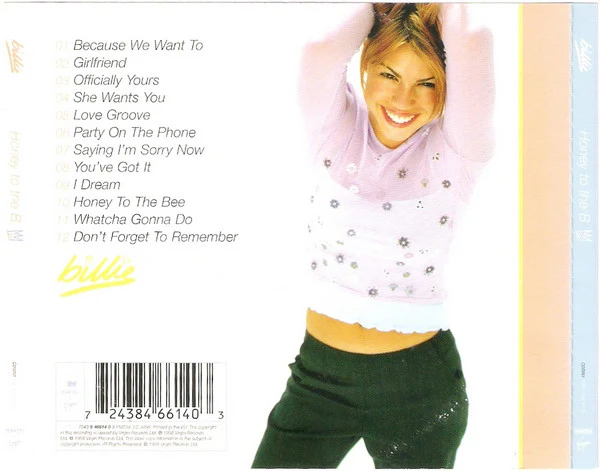 Billie* - Honey To The B (CD, Album) - Image 2