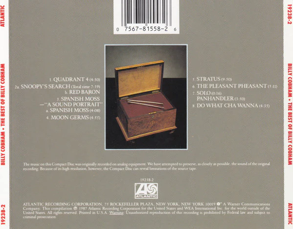 Billy Cobham - The Best Of Billy Cobham (CD, Comp) - Image 2