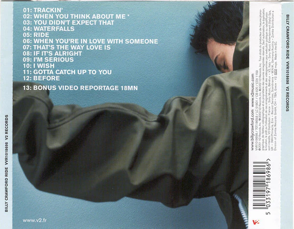 Billy Crawford - Ride (CD, Album, Enh, Ltd) - Image 2