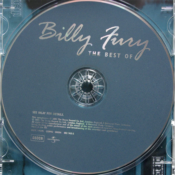 Billy Fury - The Best Of (CD, Comp) - Image 2