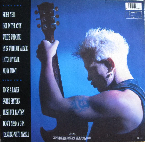 Billy Idol - Billy Idol Songs - 11 Of The Best (LP, Comp) - Image 2