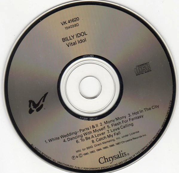 Billy Idol - Vital Idol (CD, Album, Comp, Club, RE, DDI) - Image 3