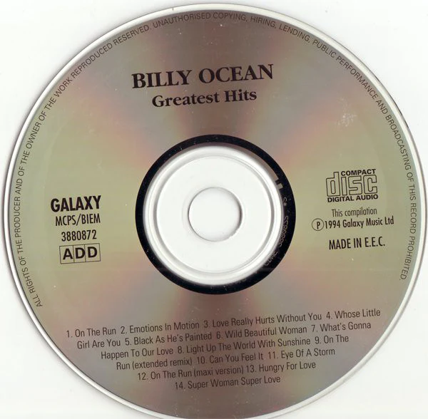 Billy Ocean - Greatest Hits (CD, Comp) - Image 3