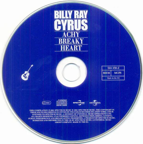 Billy Ray Cyrus - Achy Breaky Heart (CD, Comp) - Image 3