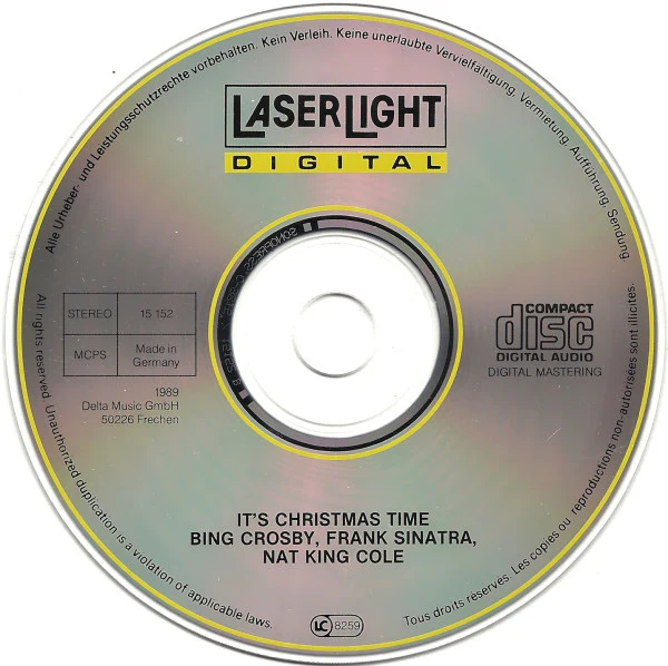Bing Crosby, Frank Sinatra, Nat King Cole - It's Christmas Time (CD, Comp) - Image 3