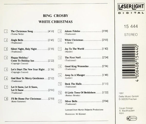 Bing Crosby - White Christmas (CD, Comp, RE) - Image 2