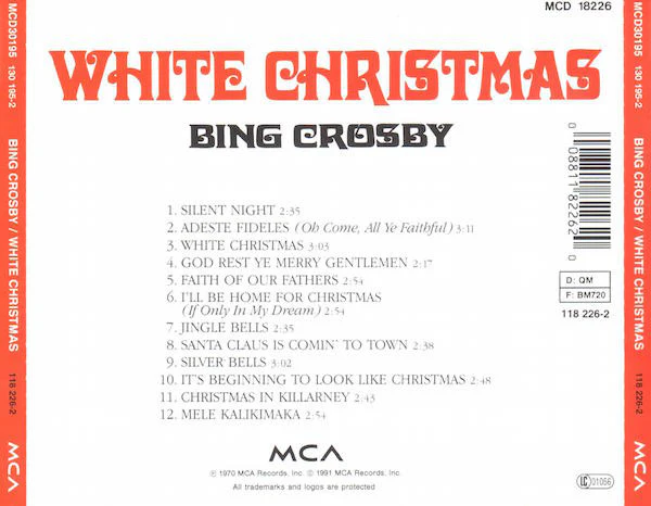 Bing Crosby - White Christmas (CD, RE) - Image 2