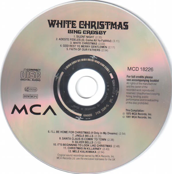 Bing Crosby - White Christmas (CD, RE) - Image 3