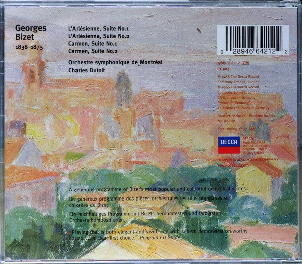 Bizet*, Dutoit*, Montréal* - Carmen / L'Arlésienne Suites (CD, RE) - Image 2