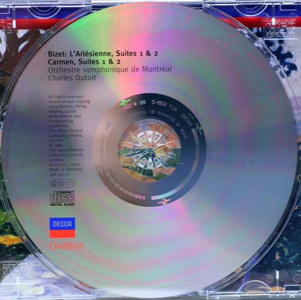 Bizet*, Dutoit*, Montréal* - Carmen / L'Arlésienne Suites (CD, RE) - Image 3