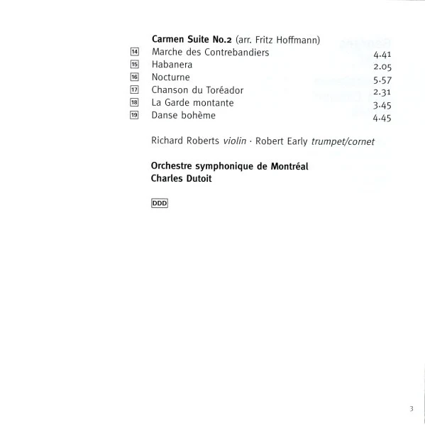 Bizet*, Dutoit*, Montréal* - Carmen / L'Arlésienne Suites (CD, RE) - Image 5
