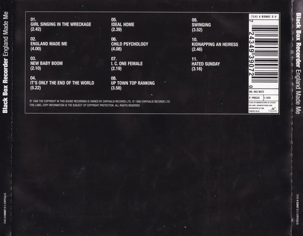 Black Box Recorder - England Made Me (CD, Album) - Image 2