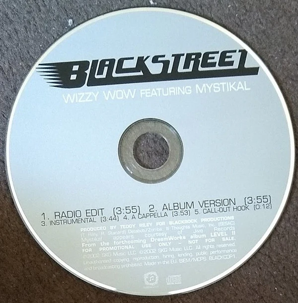 Blackstreet Featuring Mystikal - Wizzy Wow (CD, Maxi, Promo) - Image 3