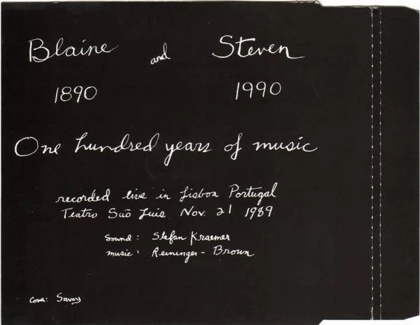 Blaine* & Steven* - 1890 - 1990: One Hundred Years Of Music (CD) - Image 3