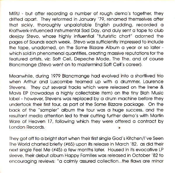Blancmange - Best Of Blancmange (CD, Comp) - Image 5