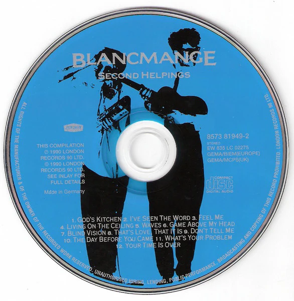 Blancmange - Second Helpings - The Best Of Blancmange (CD, Comp, RE) - Image 3