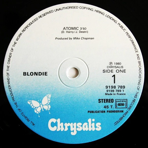 Blondie - Atomic / Heroes (12", Maxi) - Image 3