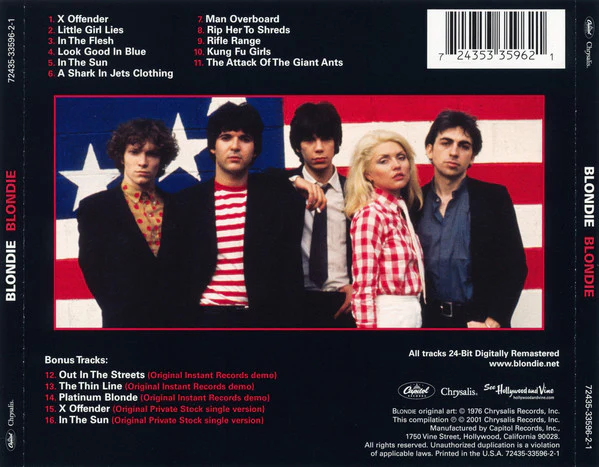 Blondie - Blondie (CD, Album, RE, RM) - Image 2