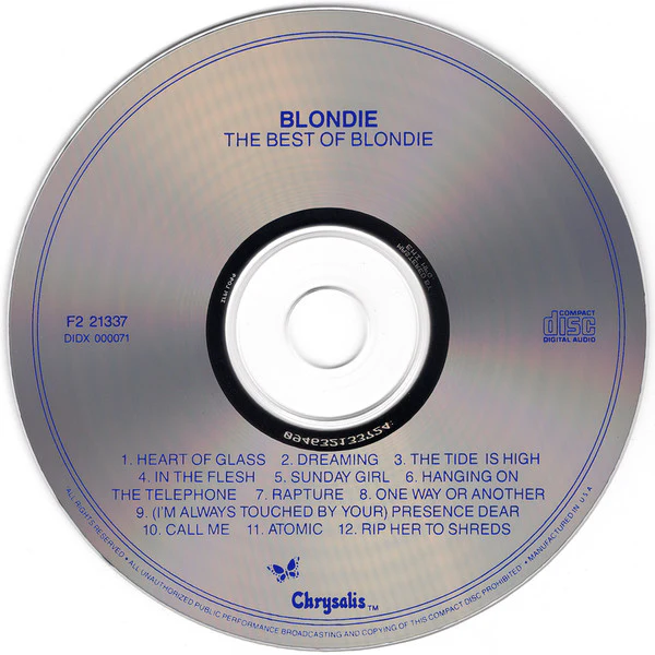 Blondie - The Best Of Blondie (CD, Comp, RE) - Image 3