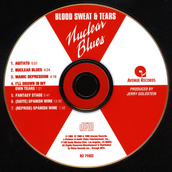 Blood Sweat & Tears* - Nuclear Blues (CD, Album, RE, Spe) - Image 3